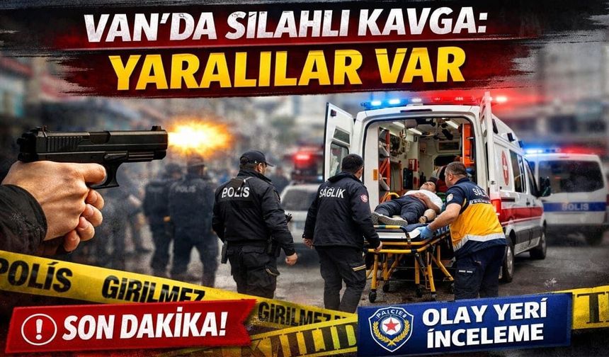 Van'da silahlı kavga: Yaralılar var