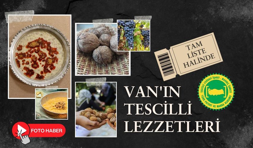 Van'ın tescilli lezzetleri ve asırlık mirası