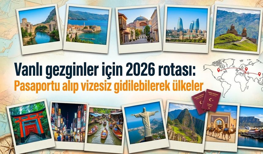 Vanlı gezginler için 2026 rotası: Pasaportu alıp vizesiz gidilebilecek ülkeler