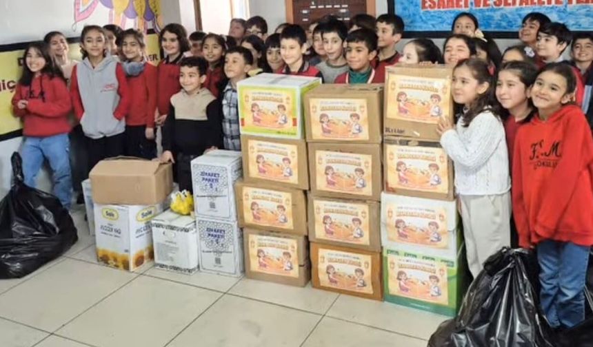 Vanlı öğrencilerden Ramazan’da anlamlı yardım