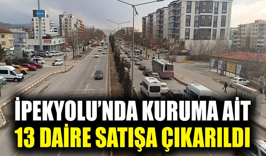 İpekyolu’nda kuruma ait 13 daire satışa çıkarıldı
