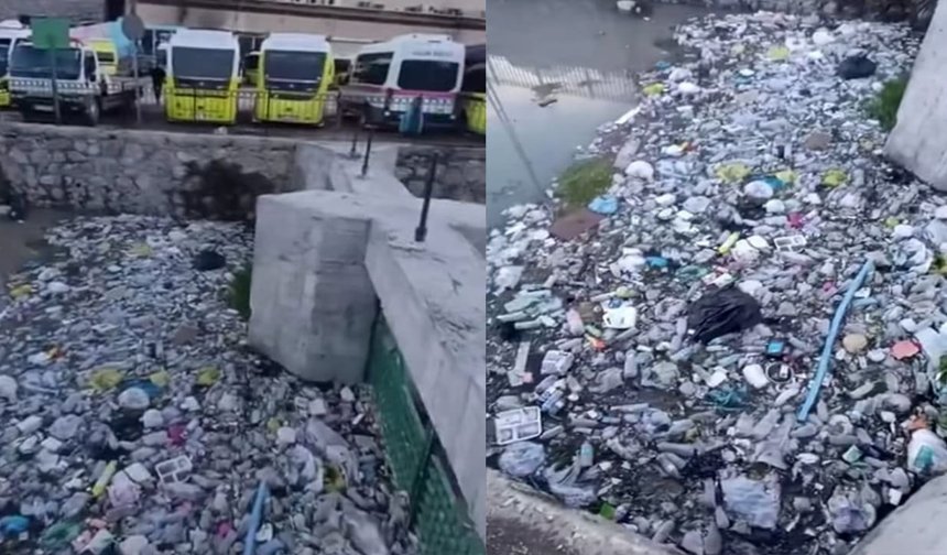 Van Akköprü Deresi çöp yığınlarıyla dikkat çekiyor