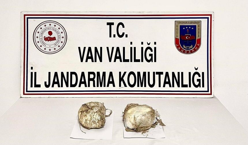 Van’da 4 kilo 270 gram afyon sakızı ele geçirildi