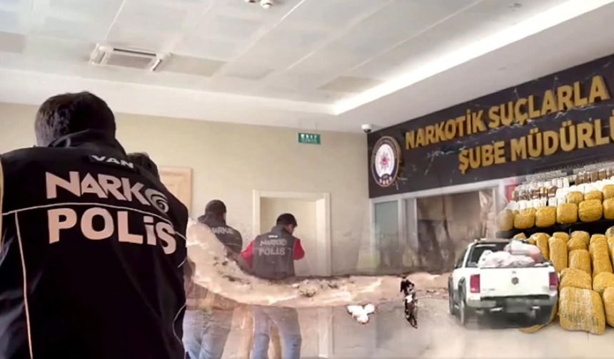 Van’da dev operasyon: 240 kilo madde ele geçirildi