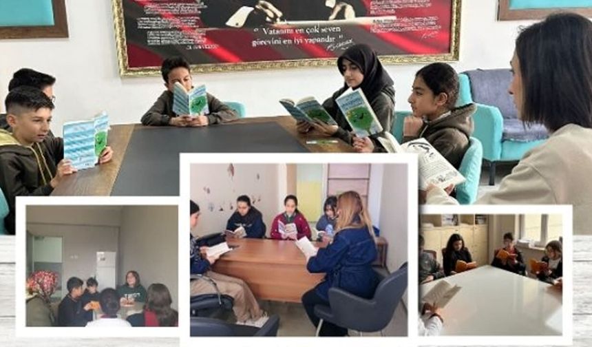 Van’da öğrenciler hem okuyor hem yorumluyor