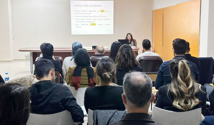Van’da sağlık personeline bağımlılık eğitimi verildi