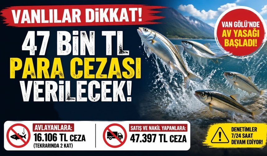 Vanlılar dikkat! 47 bin TL para cezası verilecek