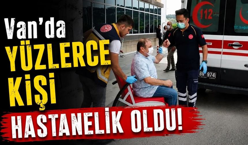 Van'da yüzlerce kişi hastanelik oldu!