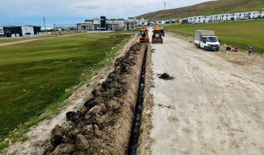 Elmalık Mahallesi’nde alt yapı çalışmaları tamamlandı