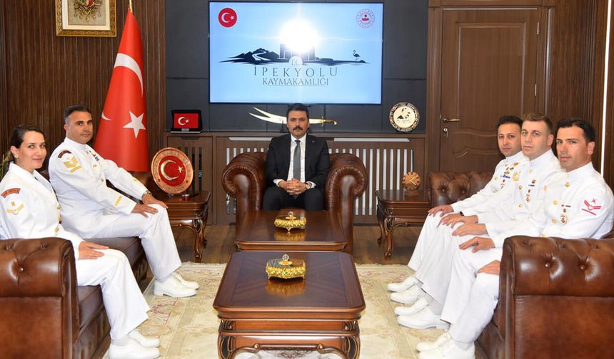 Sahil Güvenlikten Kaymakam Gilan’a ziyaret