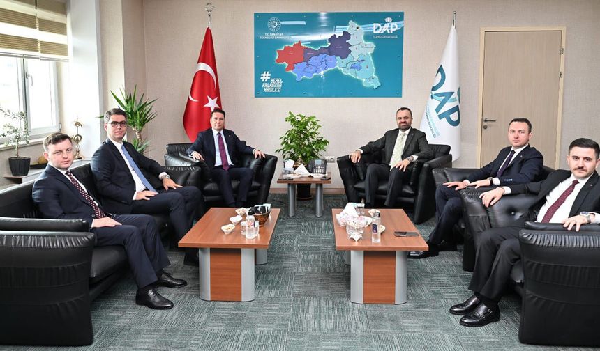Van kaymakamlarından DAP Bölge Kalkınma İdaresi’ne ziyaret