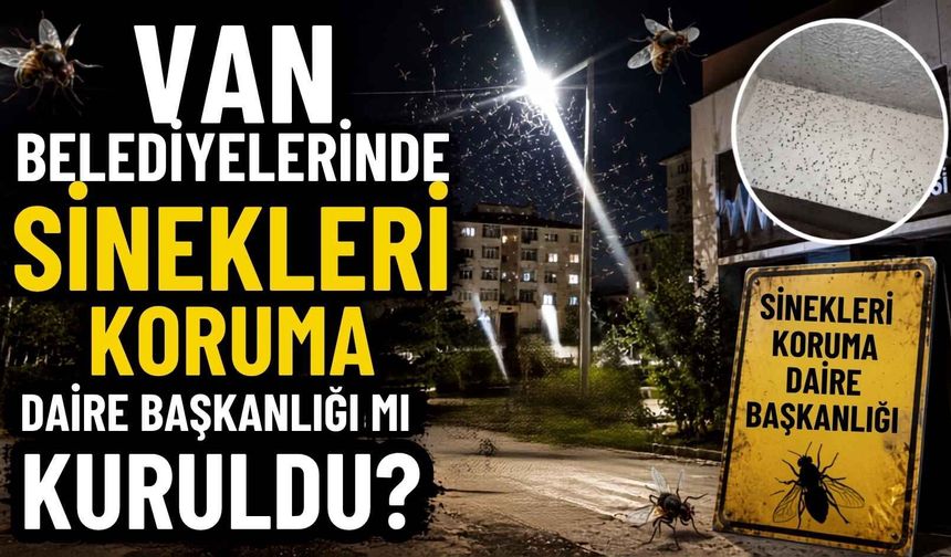 Van Belediyelerinde sinekleri koruma daire başkanlığı mı kuruldu?