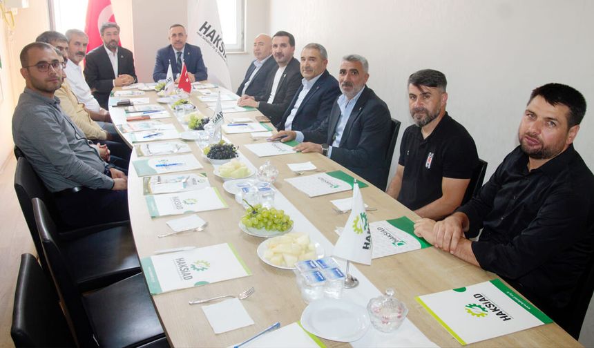 AK Parti Van İl Başkanı Arvas’tan HAKSİAD’a ziyaret