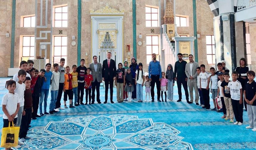 Kaymakam Bakan’dan Yaz Kur’an Kursu’na ziyaret ve vatandaş buluşması