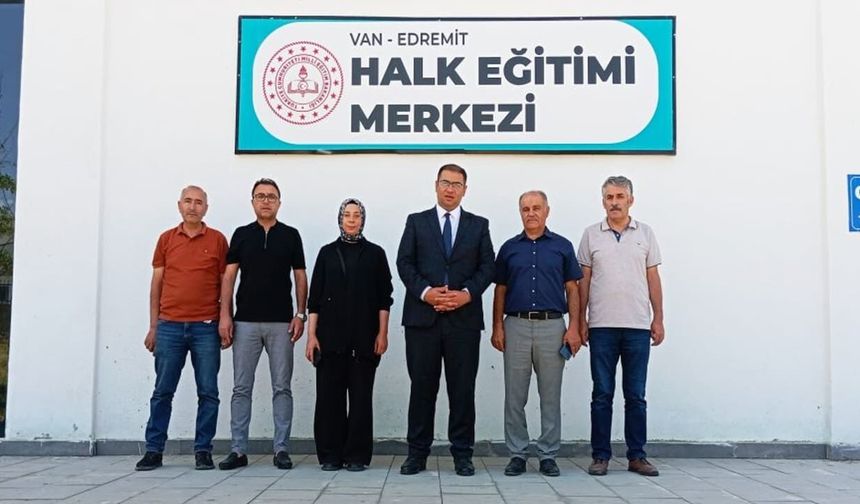 Müdür Nurses’ten okullar ve halk eğitim merkezine ziyaret
