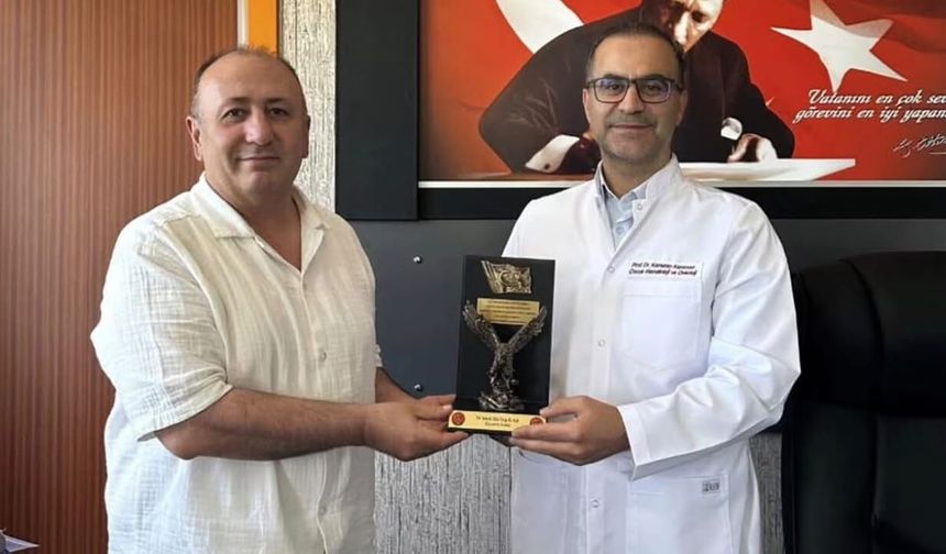 Tuğgeneral Kılcı’dan Başhekim Karaman’a ziyaret