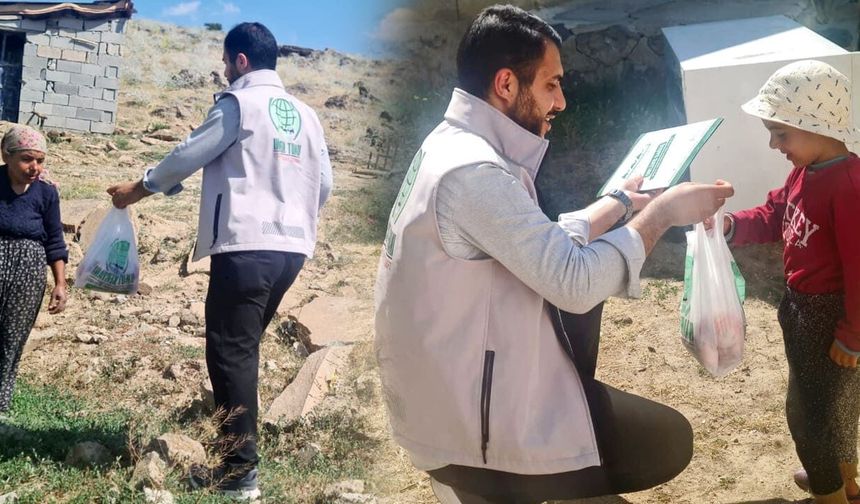 Van Umut Kervanı, kurban bağışını ihtiyaç sahipleriyle buluşturdu