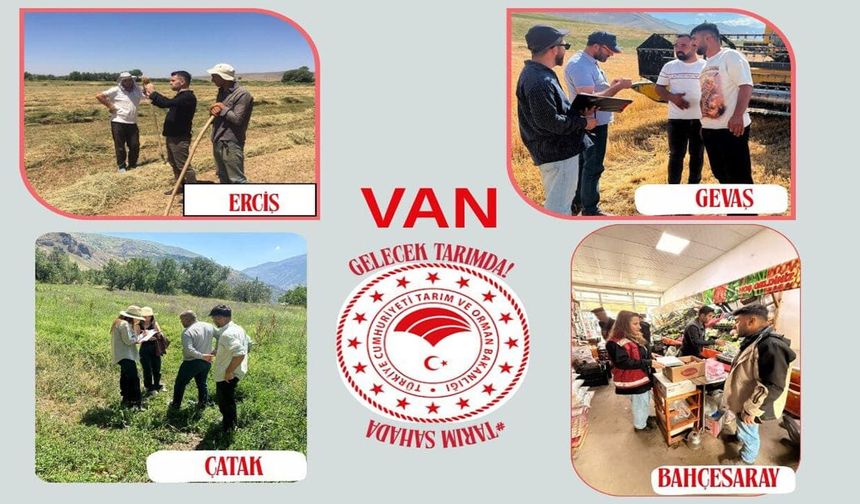 Van'da 233 çiftçiye yerinde eğitim verildi