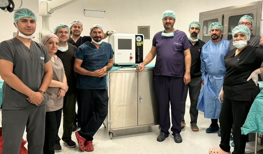 Van’da çocuk hastalar için önemli yatırım: Lazer cihazı hizmete girdi