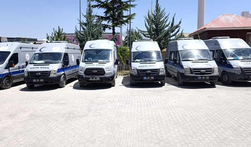 Van’da hasta nakil filosu yenilendi