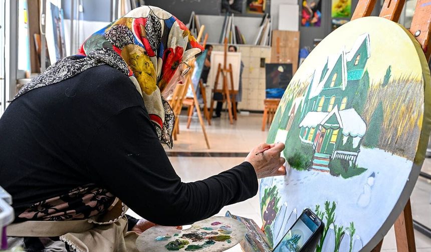 Van’da yaşlılara ücretsiz sanat kursu