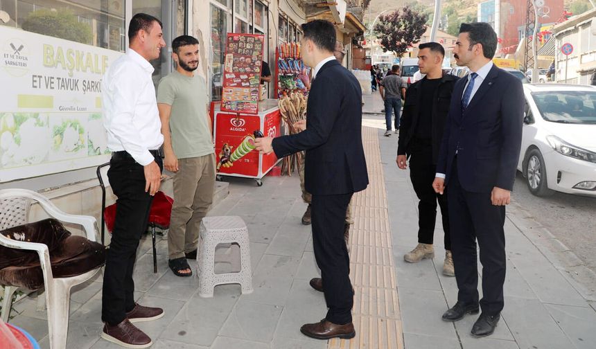 Başkale Kaymakamı Cihangir’den esnaf, vatandaş ve kurum ziyaretleri