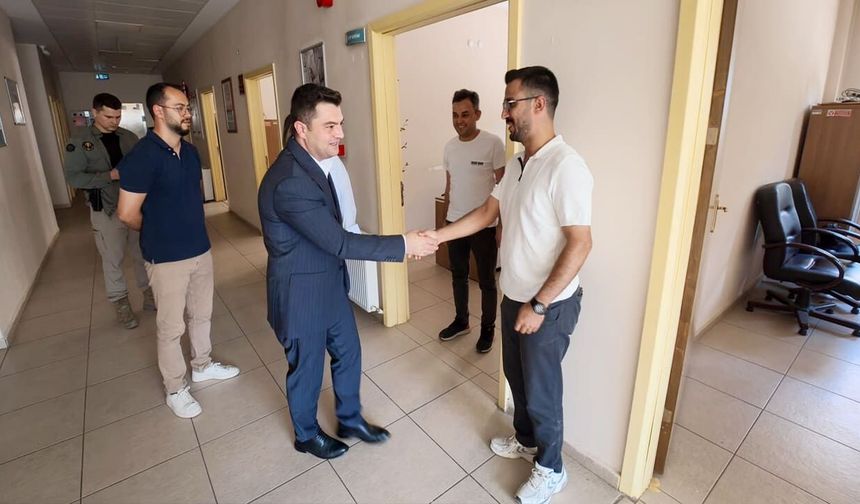 Çatak Kaymakamı Sarı'dan Toplum Sağlığı Merkezi’ne ziyaret