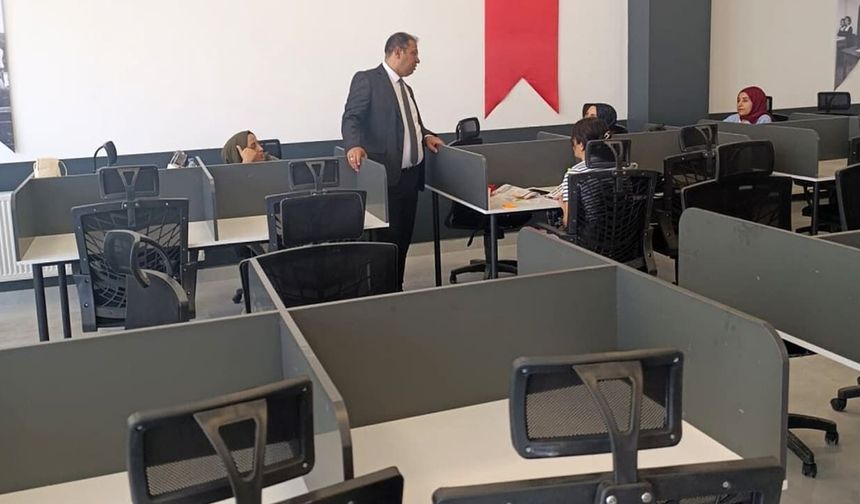 Edremit Etüt Merkezi’nde eğitim çalışmaları incelendi