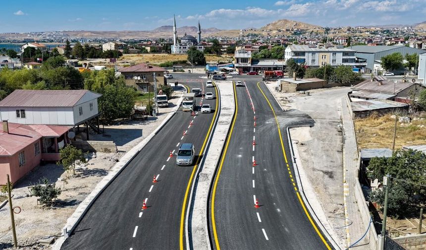 Van Sahil Yolu’nun önemli bağlantı noktası tamamlandı