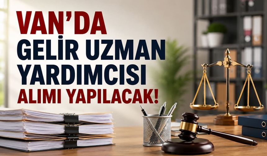 Van'da gelir uzman yardımcısı alımı yapılacak! İşte ilçe kontenjanları ve başvuru takvimi