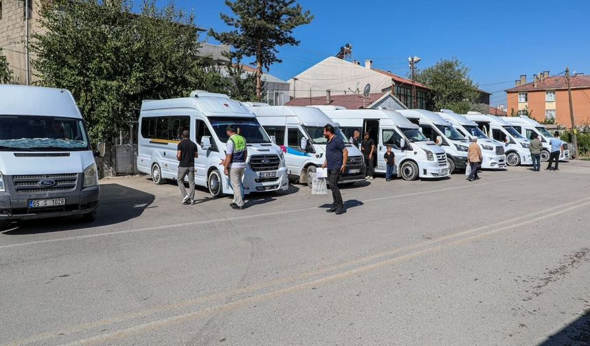 Van’da sezon öncesi okul servislerine denetim