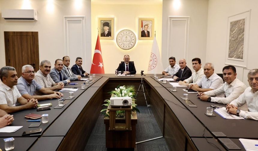 Van’da yeni eğitim-öğretim yılı hazırlıkları masaya yatırıldı