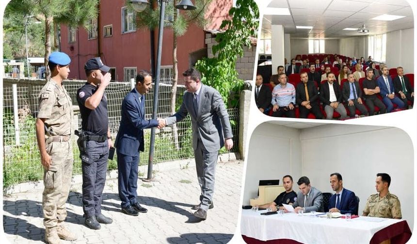 Çatak’ta sene başı müdürler toplantısı gerçekleştirildi