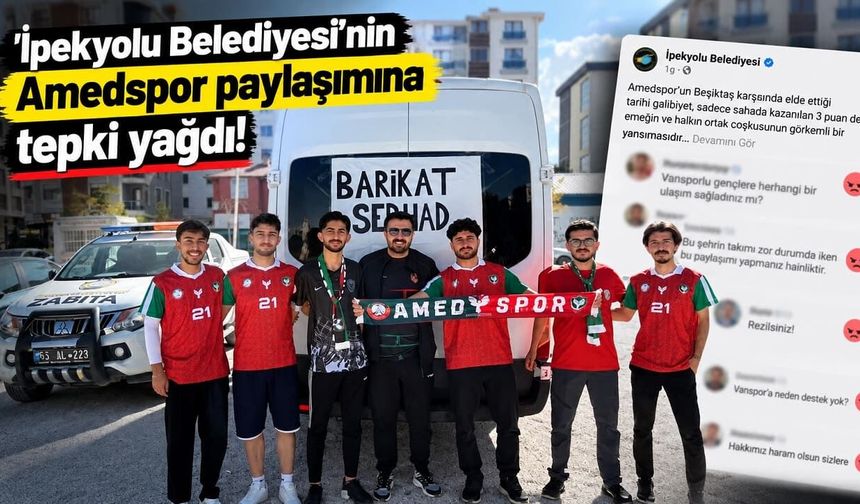 İpekyolu Belediyesi’nin Amedspor paylaşımına tepki yağdı!