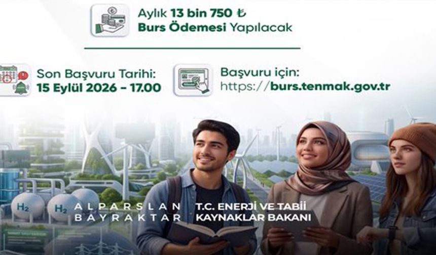 TENMAK’tan üniversitelilere aylık 13 bin 750 TL burs desteği