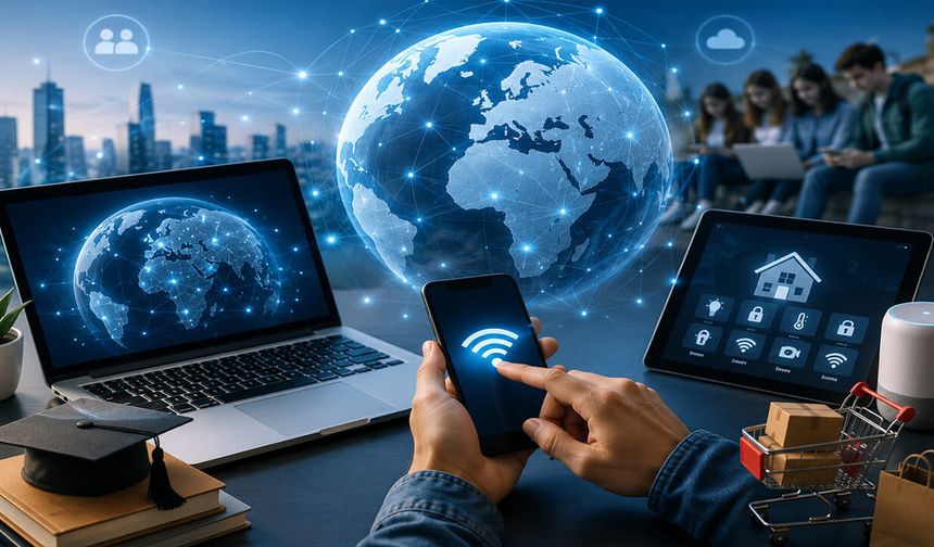 Türkiye’de girişimlerin yarısından fazlası yüksek hızlı internet kullanıyor