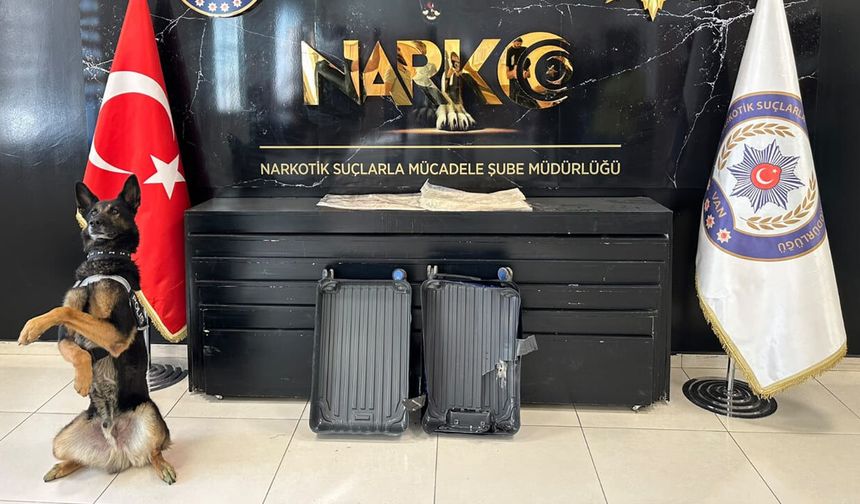 Van Havalimanında 2 kilo 100 gram zehirli madde ele geçirildi