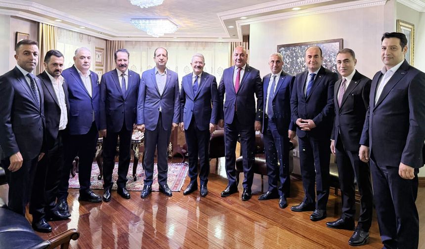 Van TSO heyetinden Çiftçi’ye ziyaret: Van’ın önemli projeleri masaya yatırıldı