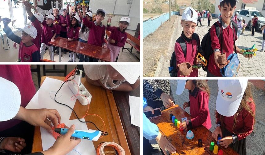 Van’da köy okulunda bilim seferberliği