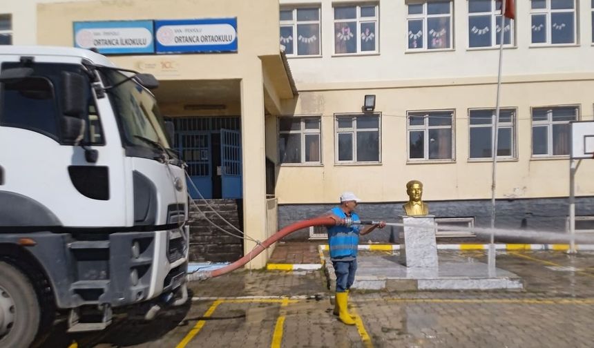 Van’da okullarda temizlik seferberliği