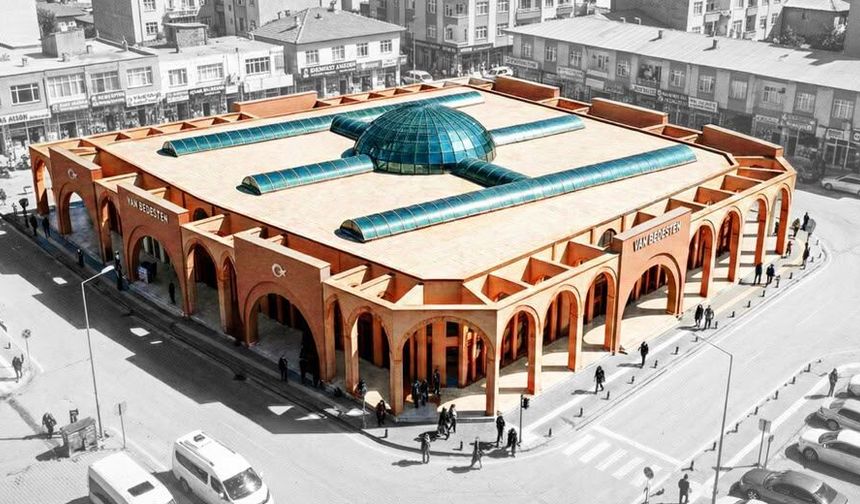Van’da yeni bedesten çarşısı ve kapalı otopark projesi!