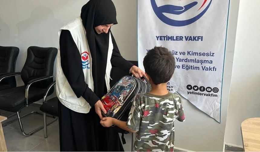 Yetimler Vakfı Van’da kırtasiye yardımında bulunacak