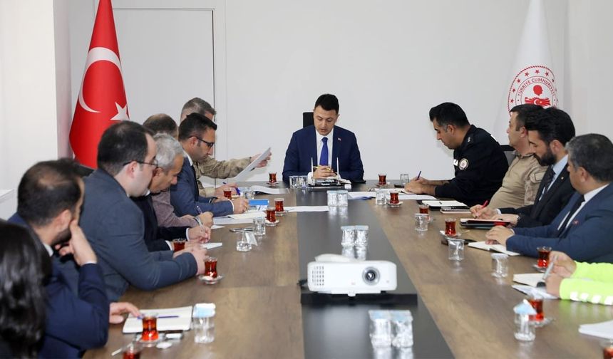 Van Başkale’de okul güvenliği toplantısı gerçekleştirildi