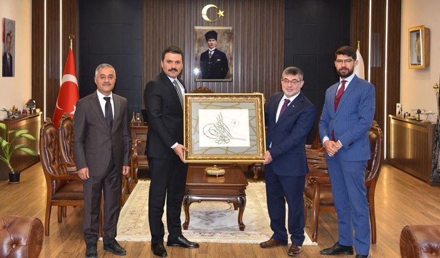 Müftü Tavlaşoğlu’ndan Kaymakam Gilan’a Camiler ve Din Görevlileri Haftası ziyareti