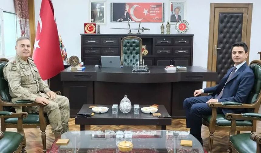 Tuğgeneral Avkıran’dan Kaymakam Salih Kartal’a hayırlı olsun ziyareti