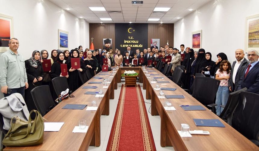 Van’da 31 öğrenci hafızlık belgesi almaya hak kazandı