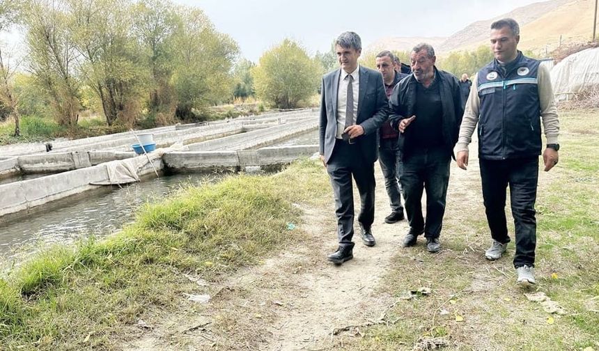 Van’da alabalık yetiştiriciliği tesislerine ziyaret