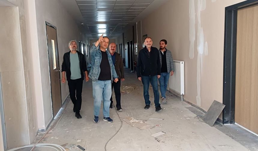 Van’da eğitim yatırımları sahada incelendi