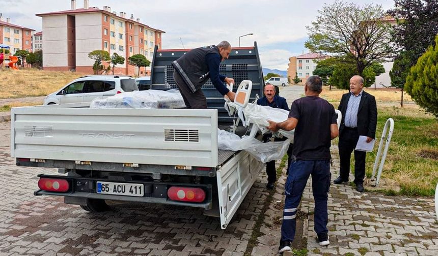 Van’da hastalara motorlu hasta yatağı desteği…