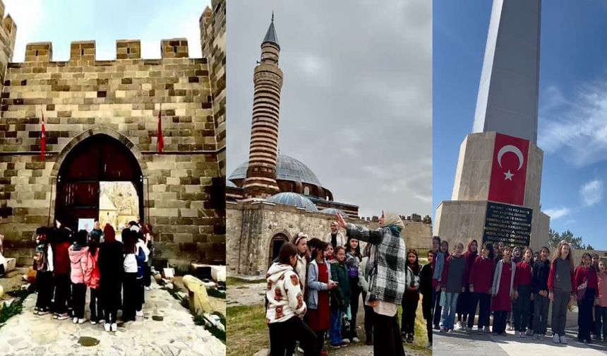 Vanlı öğrenciler tarihî mirası yerinde tanıdı